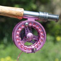 Carrete De Pesca Al Fly Sougayilang CNC Machined Aluminio Cuerpo Acero Inoxidable Eje Principal Knob Antideslizante 5/6 Pesca - details 38