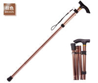 Palo De Caminar Telescopio De Aleación De Aluminio 4 Secciones Antideslizante Para Senderismo Y Escalada En Montañas Para Ancianos - details 7