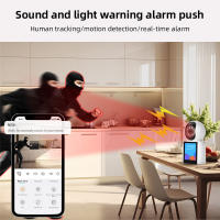 Cámara IP FUERS 1080P WIFI Con Pantalla De 2.8 Pulgadas Monitor De Bebé Cámara CCTV Inteligente Auto Traccióndoble Lente De 3.6mm Para Hogar Inteligente - details 4