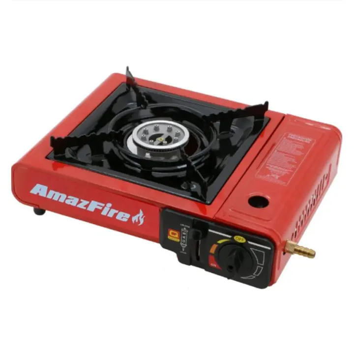 Optimaled Camping Gas Doble Uso Portátil Ligero con Conector para Botella de Gas - 1