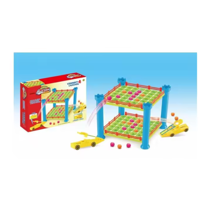 BP 4 en Raya con Catapulta - Juego de Mesa de Estrategia y Habilidad - 1
