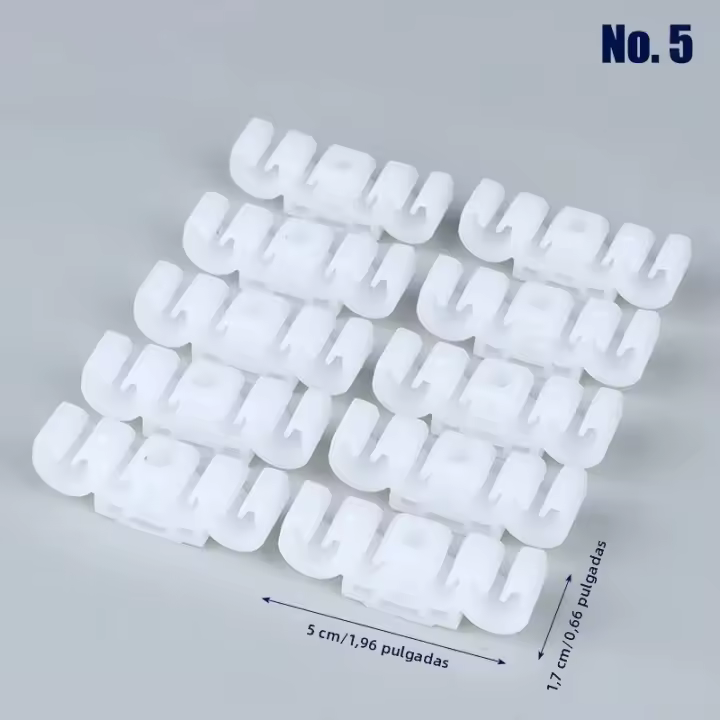10 Pcs Clip De Tubo Para Coche Fijador De Línea De Freno Y Tubo De Vacío Para Chasis Santana Chery Accesorios De Automóvil - 1