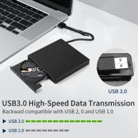 GGBEE Empuñadura Externa De CD DVD USB 3.0 Tipo C 2-en-1 Lectura Y Escritura De Disco Para Portátil Y Escritorio Reproductor Blu-ray Burner - details 3