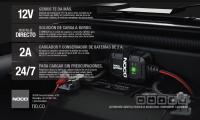 NOCO GENIUS2D: Cargador de Batería a Bordo 2A, 12V, Mantenedor y Desulfatador para Baterías de Plomo-Ácido y Litio de Coche - details 1