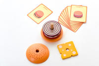 Juguetes Educativos De Madera Para Niños Juego De Cocina Pretendida Sándwich De Hamburguesa Simulación Juego De Alineación Montessori - details 15