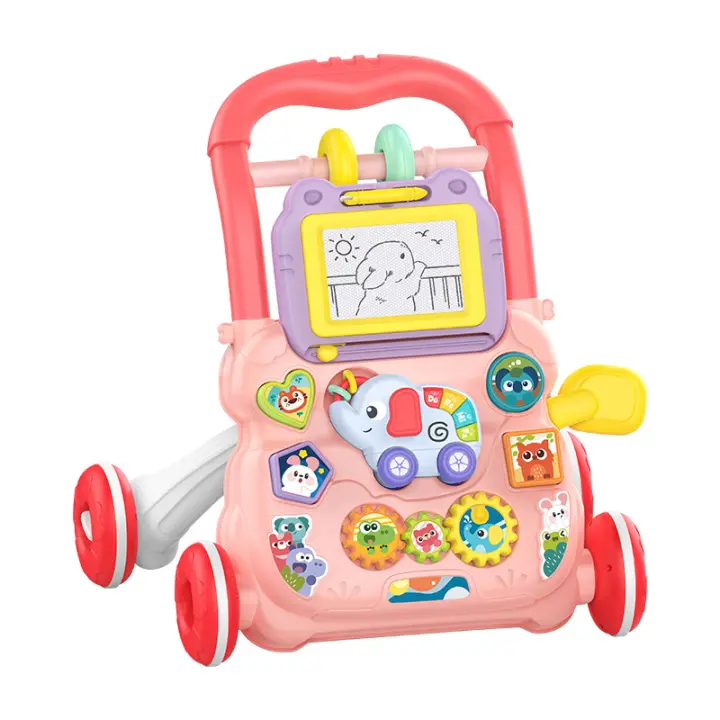 Juguetes Para Bebés Carricoche Multifuncional Con Música Y Dibujo Juguete Educativo Para Niños Y Niñas De 0 a 6 Meses a 6 Años - 1