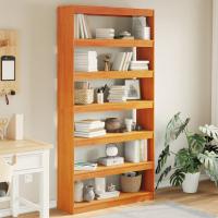 vidaXL Estantería/divisor espacios madera maciza pino 100x30x199,5 cm Mueble Almacenaje Estantería para Oficina, Estudio, Dormitorio Estantería/Librería/ mueble de Almacenamiento - details 1