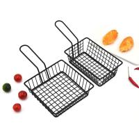Cesta De Freír Para Cocina Herramienta De Cocina Red De Malla Para Patatas Fritas Y Chips Contenedor De Almacenamiento De Alimentos Con Mango Para BBQ Francés En Casa - details 21