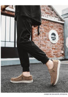 Zapatos Casuales Para Hombre En Lona Cómodos Y Ligeros Transpirables Zapatillas Planas Slip-on Para Conducir Talla Grande 47 - details 11
