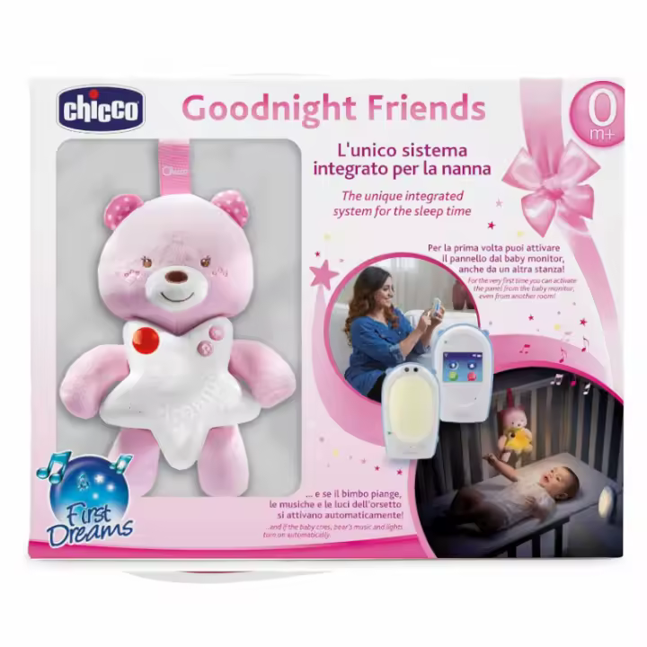 CHICCO BABY MONITOR AUDIO CON PANEL CUNA NIÑA REF.93801 - 1