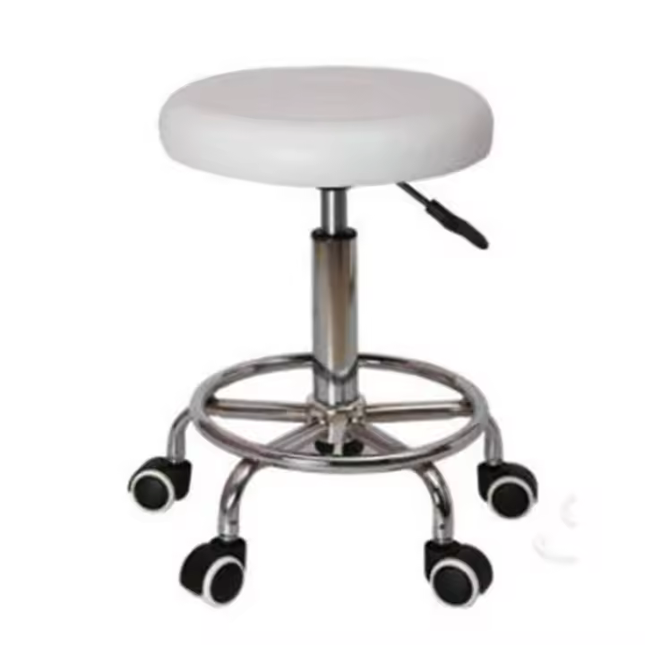 TABURETE , elevador de escritorio frontal con taburete alto, silla giratorio patas de con rueda de estilo nordic,Silla giratoria de Bar alta ajustable,  bar oficina hogar 45-57cm - 1