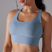 Sujetador Deportivo Para Mujer Alta Soporte Impacto Yoga Running Quick Dry Top Deporte Gimnasio Padded Bralette Sexy - details 26
