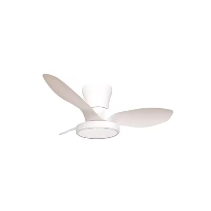 NARVI Ventilador de techo de 3 Palas, Motor DC 24W, LED Regulable en Intensidad y Color. Memoria y Mando. Ref. MADAGASCAR 2360 - 1