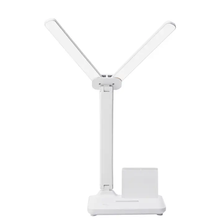 Lámpara de escritorio LED regulable, lámpara de lectura de escritorio con sensor táctil, lámpara de noche recargable por USB, lámpara de escritorio plegable, lámpara de lectura de cabecera, capacidad de la batería 4000 mAh, tres modos para elegir. - 1