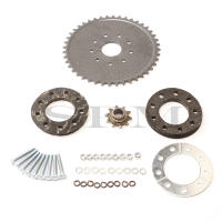 Kit De Montaje De Cadena Trasera Para Bicicleta Motocicleta 44 Dientes Apto Para 49cc 66cc 80cc Metal Con Almohadillas De Goma - details 1