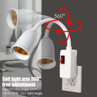 Soporte De Bombilla Giratoria E27 Con Interruptor Enchufe EU Para Lámpara LED Base De Mesa Soporte De Bombilla Directo Plug-in - details 2