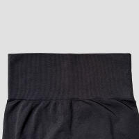 Pantalones De Yoga De Mujer De Cintura Alta Sin Costuras Talla Elástica Leggings Deportivos Para Gimnasio Y Correr En Color Sólido - details 31