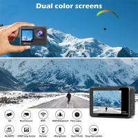 Cámara de visualización de vídeo para el Aire Libre Cámara DE ACCIÓN impermeable 170 ° Gran Angular Len Pantalla dual - details 3