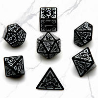 Juego De 7 Dados Poliedros De Metal Para DND Juegos De Rol Familiar Y Club Fiesta D4 D6 D8 D12 D20 Dados Digitales De Metal - details 4