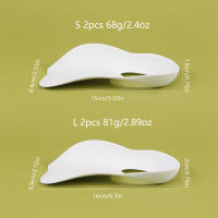 Insertos De Apoyo Arco Ópticos Para Alivio De La Fascitis Plantar Y Corrección De Piernas X/O - Alivio Del Dolor De Pies Unisex (1-Pair) - details 0