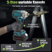 [Puedes abrir neumáticos de camión] Tool DTW700 1800N.m Llave de impacto eléctrica de alto par de 1/2 pulgada Compatible con batería Makita - details 4