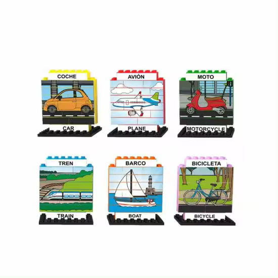 Puzzle up Medios de Transporte 102 piezas - 1