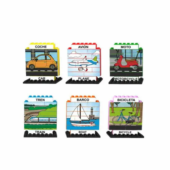 Puzzle up Medios de Transporte 102 piezas - 1