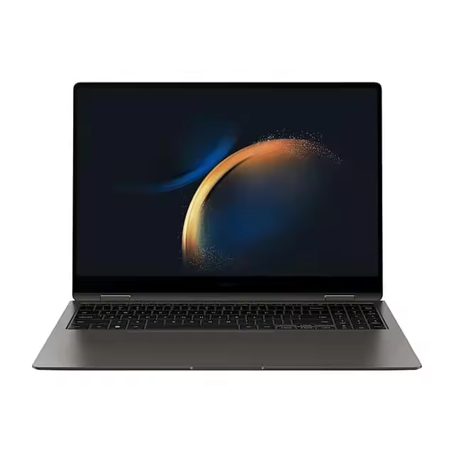 SAMSUNG Galaxy Book3 360 - Portátil convertible 13.3" WQXGA+ (Intel Core i5-1360P_ 16GB RAM_ 512GB SSD_ Intel Iris Xe_ Windows 11) Grafito - Teclado QWERTY español - 1