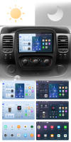 Junsun Radio Coche para Renault Trafic 3 2014 2015 2016 2017 2018 2019 2020 2021 para Opel Vivaro B 2014 2015 2016 2017 2018 Inalámbrico CarPlay Android Auto AI Voice 2 din Pantalla Coche Android Auto Multimedia Navegación GPS Auto radio - details 5