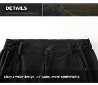 Pantalones De Senderismo Para Mujer LNGXO Estirables 4 Maneras Impermeables Verano Pantalones De Cargo Para Trekkking Escalada Camping Deportes Al Aire Libre Trousers De Montaña - details 24