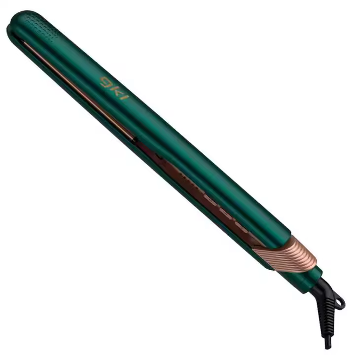 Plancha profesional NATURE STYLER  con tecnología iónica 60W Verde y Cobre - 1