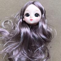 Muñeca De Juguete DIY Con Cabeza De Muñeca De Anime Larga Y Colorida Ojos Estelares Para Niñas Regalo De Vestir Muñeca De 1/6 - details 18