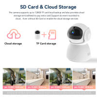 Cámara IP PTZ FHD WIFI Inalámbrica CCTV Seguridad Protector Vigilancia Inteligente Auto Tracking Monitor Bebé Compatible Con Google Alexa - details 18