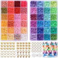 Kit De Hacer Pulseras Con 4800 Piezas De Cuentas De Arcilla En 48 Colores Para Niñas De 8 a 12 Años Kit De Joyería Preppy Regalo - details 2