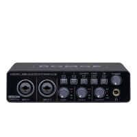 BOMGE U202 Interface De Audio USB Con Preamplificador De Micrófono Puertos XLR/TSR/TS 48V Resolución 32-Bit/192kHz Para Grabación Y Streaming En Computadora - details 9