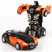 Mini Juguete De Coche 2 En 1 Transformación Automática De Robot Para Niños Modelo De Coche De Plástico Sin Batería Regalo Ideal Para Edades 4-12 - details 12