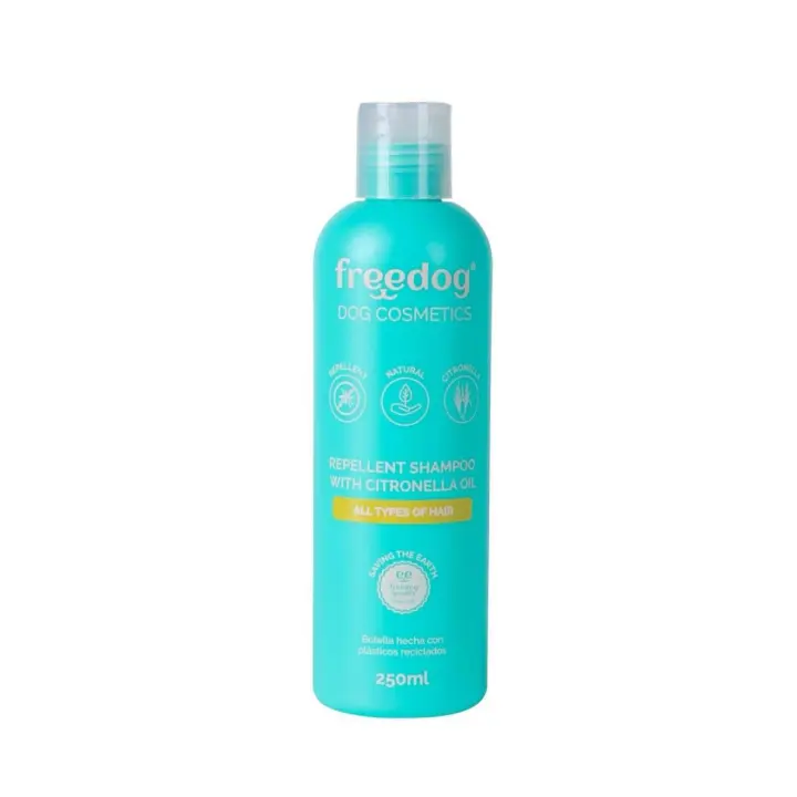 Freedog Champu Citronela Repelente Todo Tipo de pelo Perro ayhuenta mosquitos pulgas insectos - 1