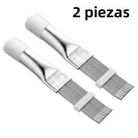 Cepillo De Limpieza Para Radiador Y Condensador De A/C De Acero Inoxidable 1/2pcs Herramienta De Reparación De Finas Comb De Aire Acondicionado Y Straightener De Bobina - details 9