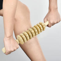 Rodillo De Masaje De Madera Para Puntos Trigénicos Y Libro De Masaje Manual Para El Gimnasio Uso Doméstico Alivio De Músculos Dolorosos Y Cellulite - details 10