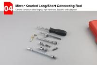 Kit De Herramientas De Reparación De Coche 46 Piezas Juego De Destornilladores De 1/4 Pulgada Llave De Fijación Torque Wrench Conjunto De Reparación Automotriz Herramienta Mecánica - details 5