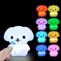 Búho Noche de Luz LED Sensor Táctile de Control Remoto 9 Colores Temporizador Regulable Recargable de Silicona Lámpara de Noche para Los Niños Of The Baby Gift - details 17