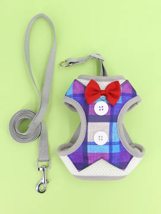 Harnés Ajustable Con Almohadillas Para Perros Cómodo Para Caminar Y Entrenar Material De Nylon Marca Supet - 1