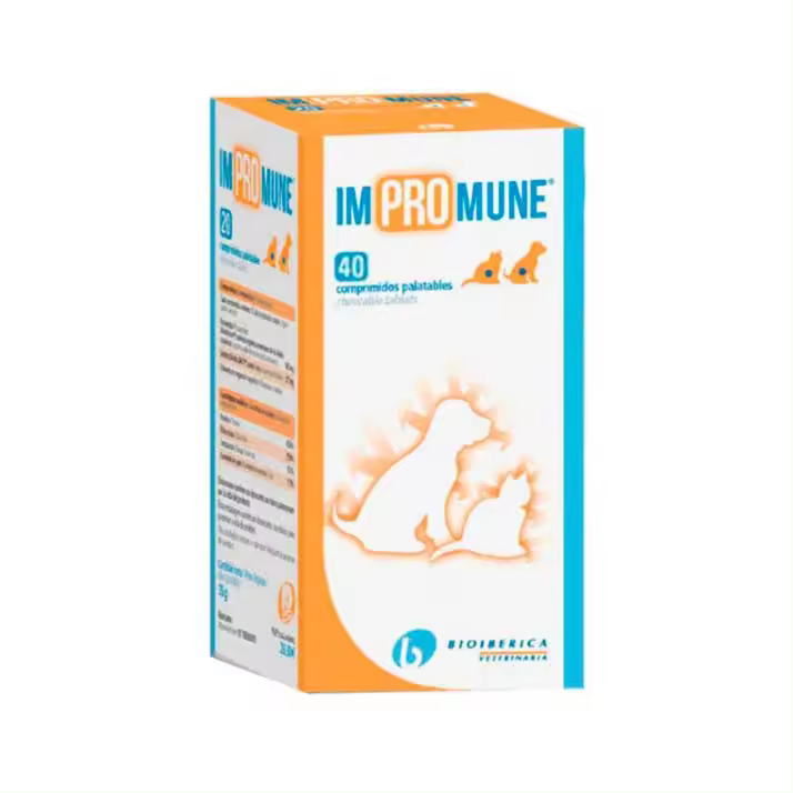 Impromune 40 Complemento Alimenticio para Perros y Gatos - Fortalecimiento del Sistema Inmunitario - 1