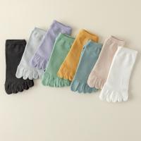 Calcetines De Mujer a Cinco Dedos 5 Pares Algodón De Alta Calidad Calcetines De Tobillo Para Yoga Y Deportes Con Dedos Separados - details 16