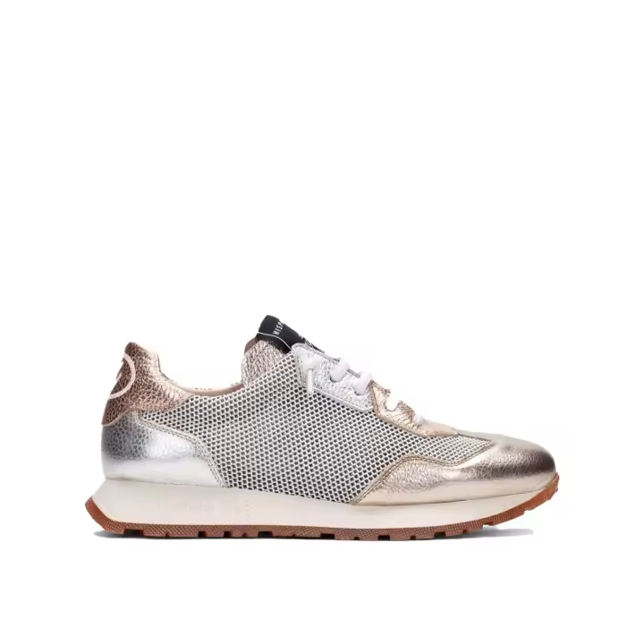 ZAPATILLAS DE REJILLA METALIZADAS HISPANITAS KANSAS HV253869 ORO - 1
