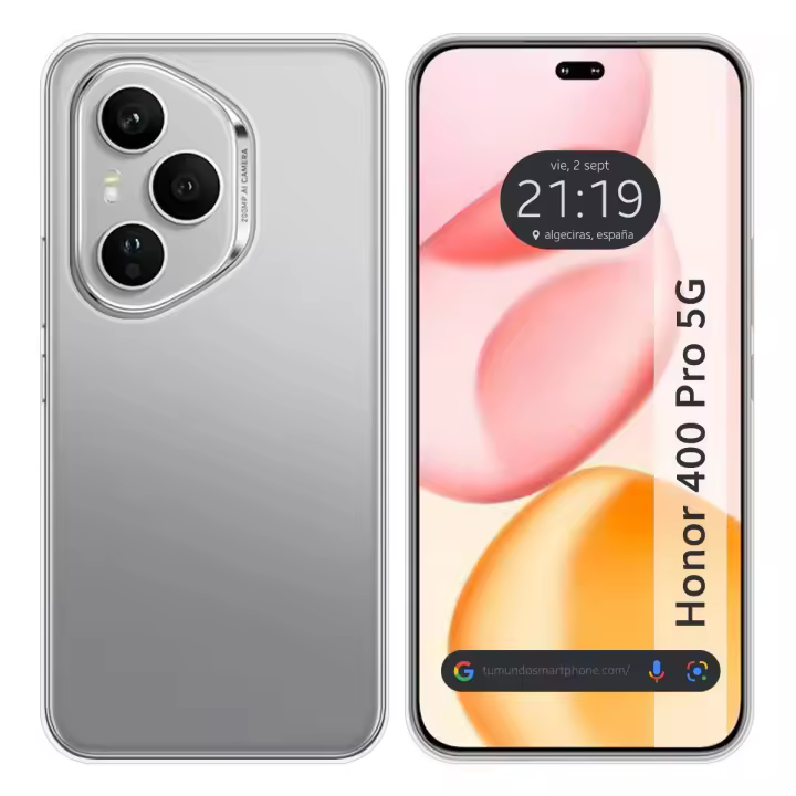 Funda Silicona Gel TPU Transparente para Huawei Honor 400 Pro 5G - 1