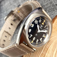 Reloj Mecánico De Pulsera Deportivo Para Hombre NH35 Movimiento 36mm Pantalla Verde Lume Correa De Nylon Acero Inodoro a 20Bar - details 9