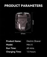 ENCHEN Mini X Afeitadora Eléctrica Para Hombres Cepillo De Barba Impermeable Con Carga Rápida Tipo-C Bloqueo De Seguridad Pantalla LED - details 15