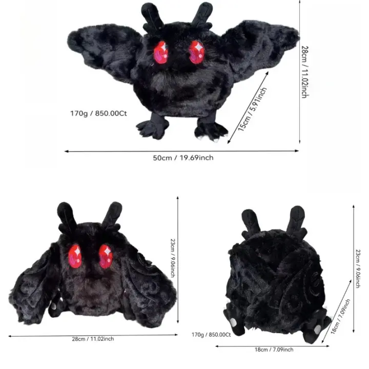 Muñeca luminosa de polilla nocturna- Leyendas urbanas y criaturas misteriosas - 1