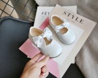 Zapatos De Niñas Estilo Princesa Infantiles Con Lazo De Cinta Y Piel Sintética Mary Janes Planos Para Niños Suaves Y Cómodos Para Todas Las Estaciones - details 18